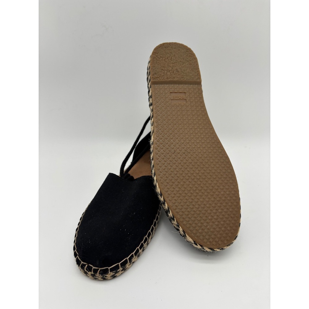 Toms Black Espadrille Flats - Picture 7 of 8
